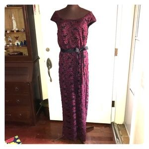 Gorgeous lace evening gown